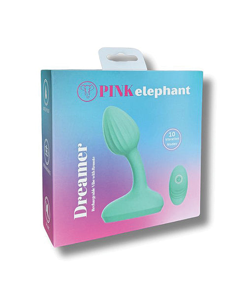 Load image into Gallery viewer, Pink Elephant Dreamer Rechargeable Vibe w/Remote - Aqua
