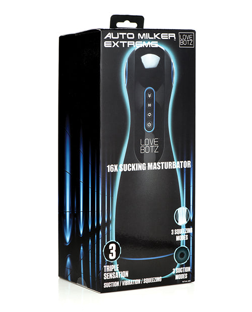 The Milker Auto Milker Extreme 16x Sucking Masturbator - Black