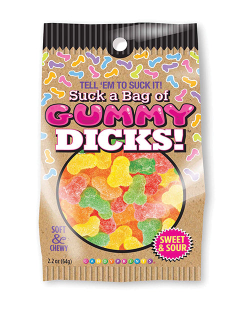 Suck A Bag Of Gummy Dicks Candy Two Point Two Oz Treat