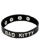 Load image into Gallery viewer, Spartacus Bad Kitty Premium Oil Tanned Leather Collar Black Adjustable
