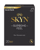 Załaduj obraz do przeglądarki galerii, Lifestyles SKYN Supreme Feel Condoms Pack Of 20 Lubricated Polyisoprene For Maximum Sensitivity

