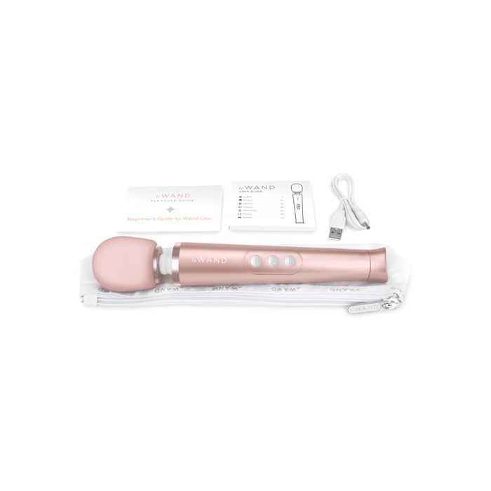 Le Wand Petite Rechargeable Vibrating Massager - Rose Gold