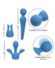 Load image into Gallery viewer, Couture Collection Body Wand Vibrator Kit - Blue
