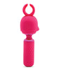 Indlæs billede i gallerifremviser, Nu Sensuelle Harlow Mini Wand w/Masturbator Attachment - Pink
