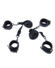 Load image into Gallery viewer, Kinky Play Box Luxury Bondage Bed Restraint Kit - Black
