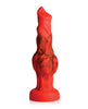 Load image into Gallery viewer, Creature Cocks Fire Hound Silicone Dildo - Large Red
