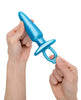 Carica l'immagine nel visualizzatore Galleria, b-Vibe Butties Sleek Tapered Plug - Blue
