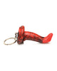Load image into Gallery viewer, Creature Cocks King Cobra Silicone Key Chain - Black/Red
