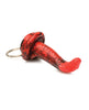 Load image into Gallery viewer, Creature Cocks King Cobra Silicone Key Chain - Black/Red

