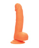 Indlæs billede i gallerifremviser, Silicone Studs Neon 6" Dildo - Orange
