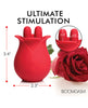 Indlæs billede i gallerifremviser, Bloomgasm The Rose Fondle 10X Massaging Clit Stimulator - Red
