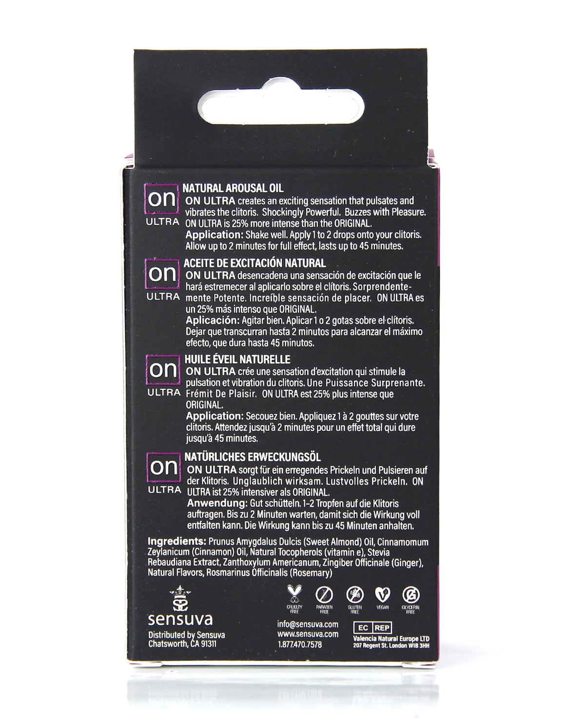 ON for Her Arousal Oil Ultra Medium Box - 5 ml Bottle