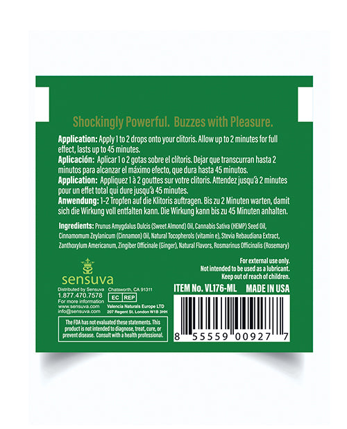 ON Hemp Arousal Oil - Single Use Ampoule Packet