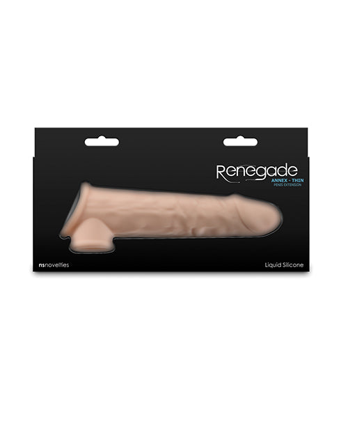 Renegade Annex Thin Sheath Flesh Silicone Sleeve For Realistic Pleasure