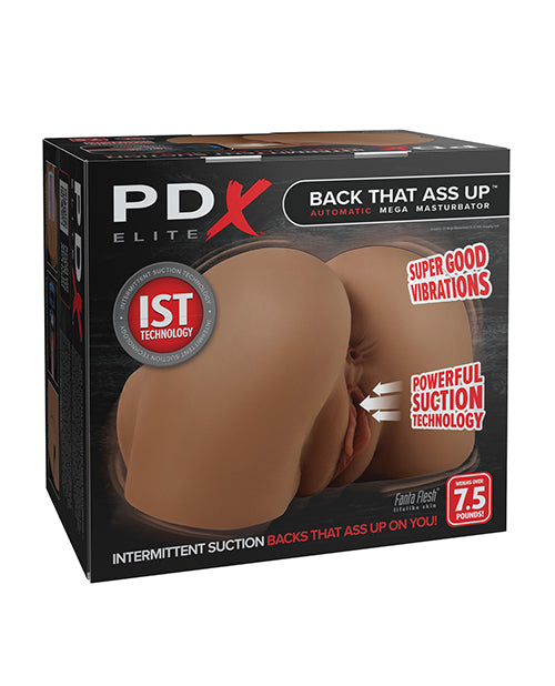 PDX Elite Back That Ass Up Automatic Mega Masturbator Brown