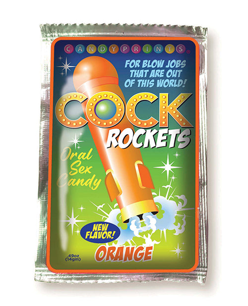 Cock Rockets cukierki do seksu oralnego - pomarańczowe