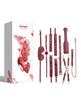 Charger l'image dans la visionneuse de la galerie, Kinky Play Box Red Passion 8 pc Set Bondage Kit - Red
