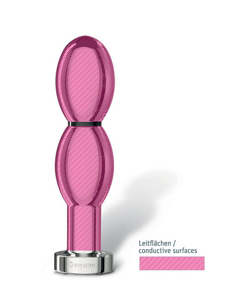 Mystim Oval Aluminum Dildo For E Stim Pleasure And Stimulation