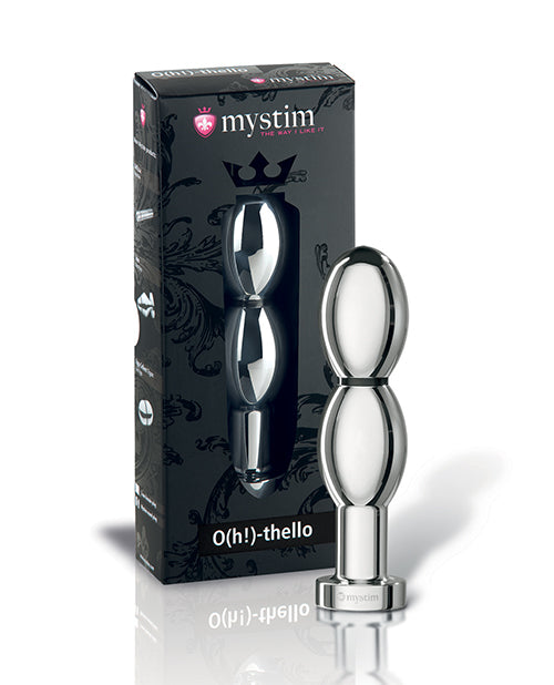 Mystim Oval Aluminum Dildo For E Stim Pleasure And Stimulation
