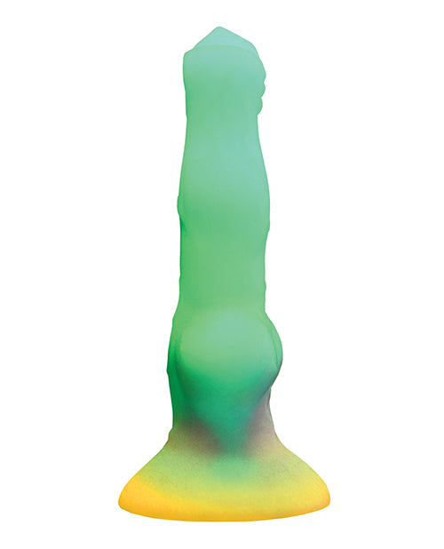 Creature Cocks Vibrating Space Cock Glow In The Dark Silicone Dildo With Remote
