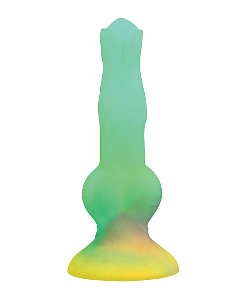 Creature Cocks Vibrating Space Cock Glow In The Dark Silicone Dildo With Remote