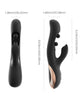 Load image into Gallery viewer, GEM Twin Balls Rabbit Vibrator - Black
