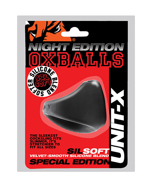 Oxballs Unit-X Stretchy & Slimmer Fit Cock Sling - Special Edition Black