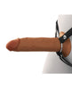 Ladda bilden i Galleri Viewer, Fantasy X-Tensions Elite 8" Silicone Hollow Strap-on w/Harness - Brown
