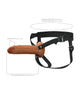 Ladda bilden i Galleri Viewer, Fantasy X-Tensions Elite 8" Silicone Hollow Strap-on w/Harness - Brown
