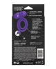 Carica l'immagine nel visualizzatore Galleria, Couple's Enhancer Silicone Rechargeable Dual Climaxer Enhancer w/Flickering Tongue - Purple
