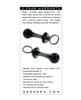 Bild in den Galerie-Viewer laden, Gender X Blow Pop Glass Anal Plug Black Sleek Nonporous
