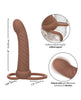 Carregar imagem no visualizador da Galeria, Performance Maxx Rechargeable Ribbed Dual Penetrator - Brown

