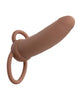 Load image into Gallery viewer, Performance Maxx Rechargeable Thick Dual Penetrator - Brown
