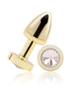 Załaduj obraz do przeglądarki galerii, Gemsations 2" Beginners Bling Bling Metal Butt Plug - Gold
