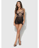 Cargue la imagen en el visor de la galería, Nova Lace &amp; Mesh Babydoll w/G-String 2 pc Set - Black LG
