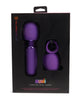 Ladda bilden i Galleri Viewer, Nu Sensuelle Harlow Mini Wand w/Masturbator Attachment - Purple
