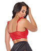 Load image into Gallery viewer, Scallop Stretch Lace Soft Cup Bralette - Red O/S

