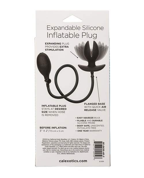 Expandable Silicone Inflatable Anal Plug Expandable Silicone Inflatable Anal Plug