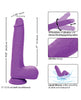 Carica l'immagine nel visualizzatore Galleria, Vibratore ricaricabile in silicone con perline rotanti e pulsanti - Viola
