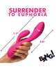 Load image into Gallery viewer, Bang! 10X Flexible Silicone Rabbit - Pink
