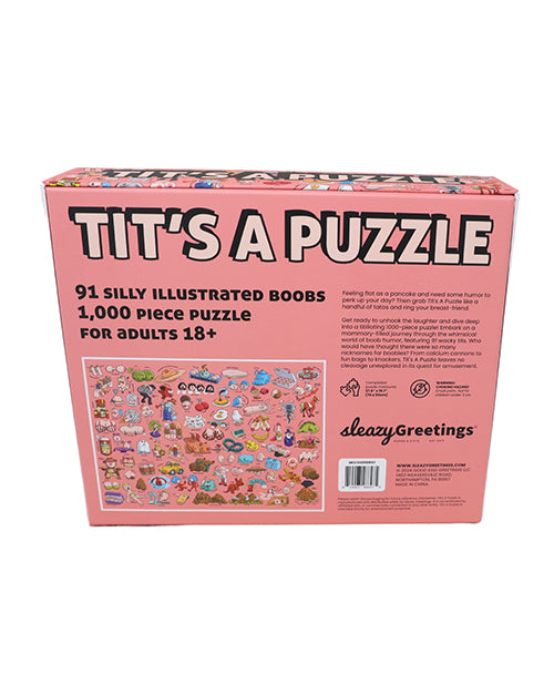 Tit’s A Puzzle 1000 Piece Boob Themed Puzzle