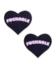 Afbeelding laden in Galerijviewer, Pastease F*CKABLE Heart - Black/Pink O/S
