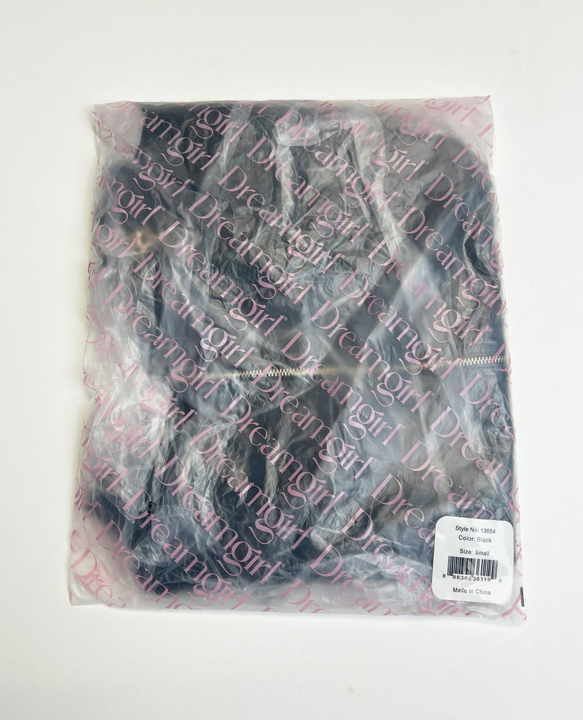 Embroidered Stretch Faux Leather and Mesh Chemise - Black 1X