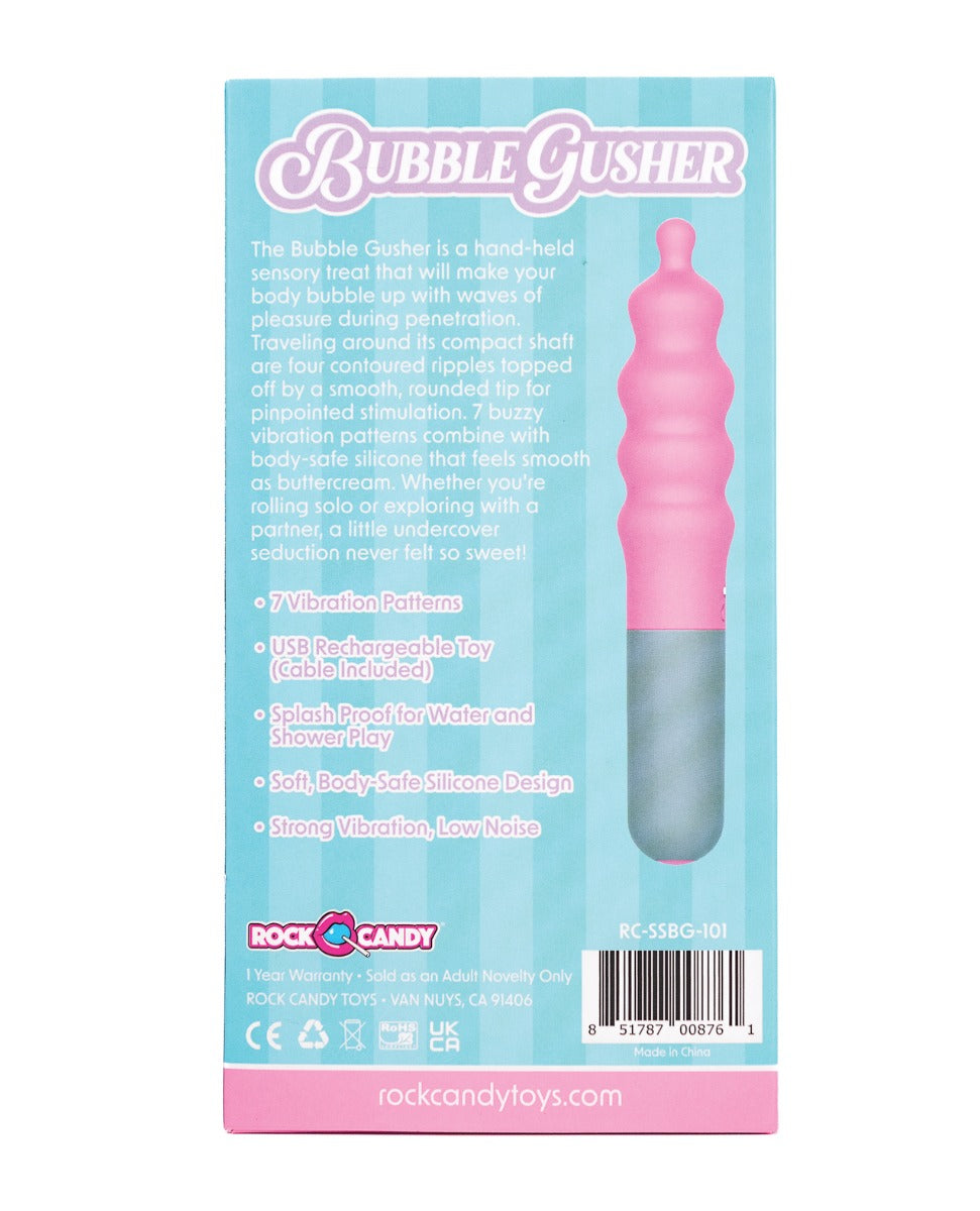 Rock Candy Bubble Gusher Stimulator - Pink/Grey | Buy Online in the UK Rock Candy Bubble Gusher Stimulator - Pink/Grey | Buy Online in the UK