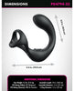 Carica l'immagine nel visualizzatore Galleria, Anal Fantasy Elite Ass-Gasm Taint-Alizer P-Spot Vibrator - Black
