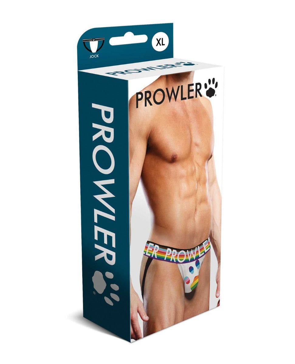 Prowler Oversized Paw Jock Strap - White/Multi XL
