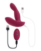 Indlæs billede i gallerifremviser, Evolved Come On Over Stimulator w/Remote Control - Burgundy
