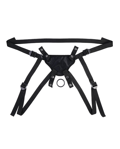 Load image into Gallery viewer, Sportsheets Velvet Noir Strap-On - Black
