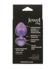 Load image into Gallery viewer, Jewel Amethyst Heart Butt Plug - Large, Purple
