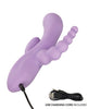 Load image into Gallery viewer, Flex Bend &amp; Hold Triple Rumbler Triple Motor Massager - Purple

